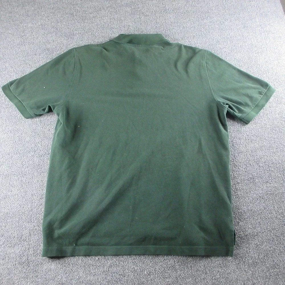 Brooks Brothers 346 Polo Shirt Mens L Green Original Fit Short Sleeve Logo